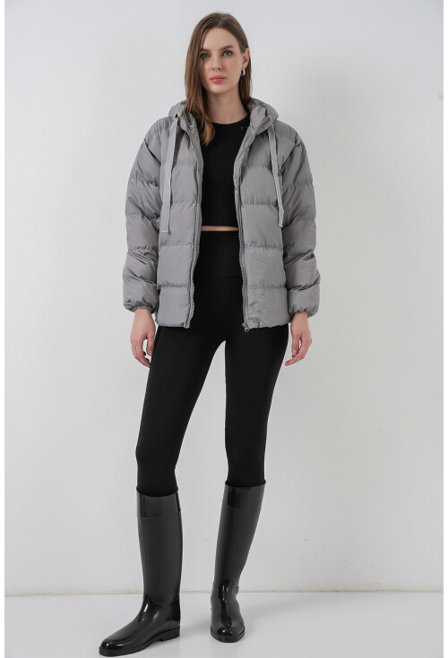 5117 Hooded Puffer Coat