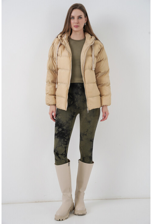 5117 Hooded Puffer Coat