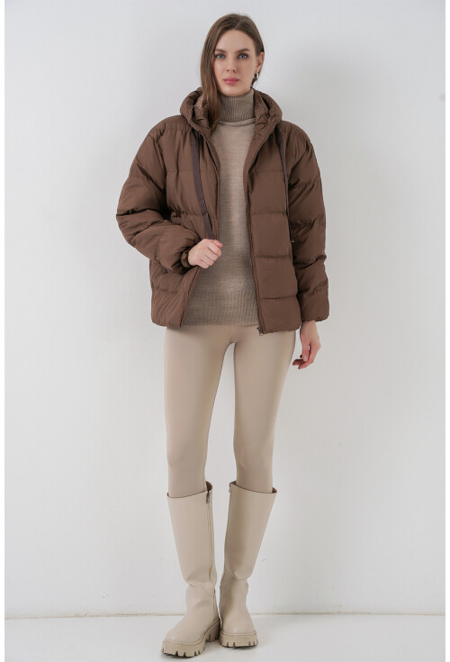 5117 Hooded Puffer Coat