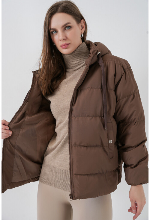 5117 Hooded Puffer Coat
