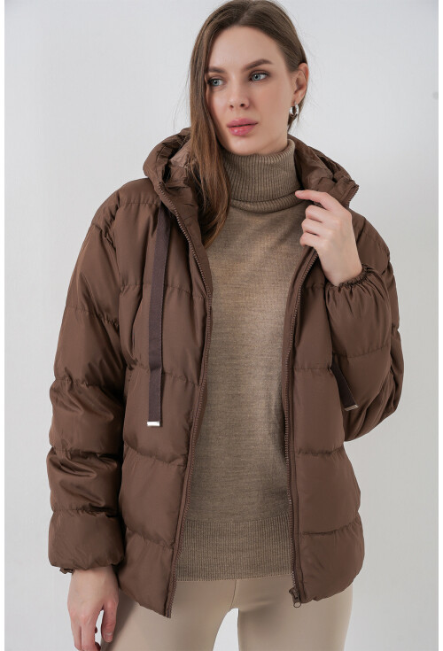 5117 Hooded Puffer Coat