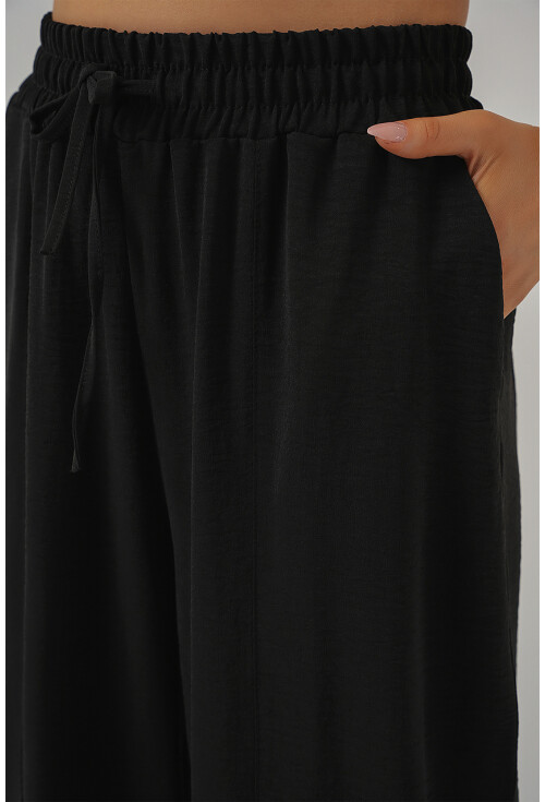 6591 Dokuma Şalvar Pantolon