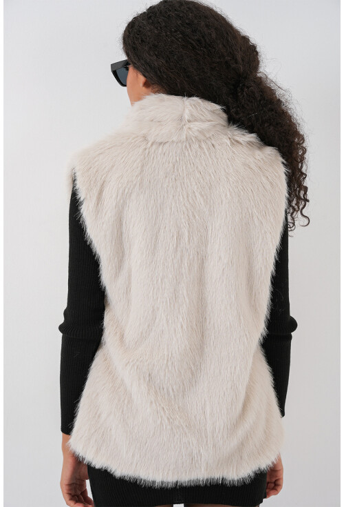 6804 Kadın Kürklü Yelek