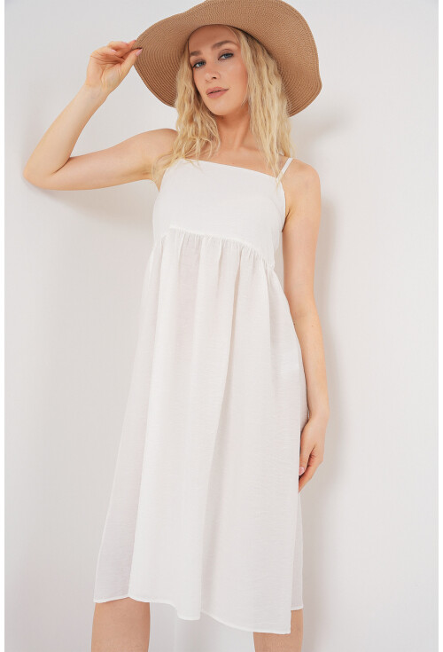 Kadın Askılı Ayrobin Elbise 2565