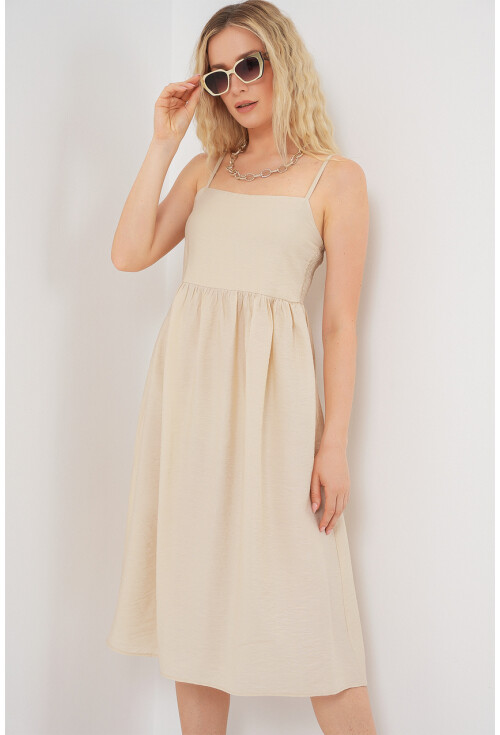 Kadın Askılı Ayrobin Elbise 2565