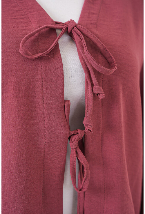 Kadın Ayrobin Kimono Etek İkili Takım 8047