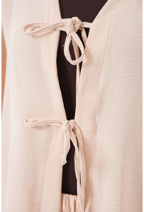 Kadın Ayrobin Kimono Etek İkili Takım 8047