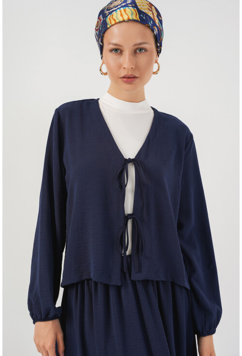 Kadın Ayrobin Kimono Etek İkili Takım 8047