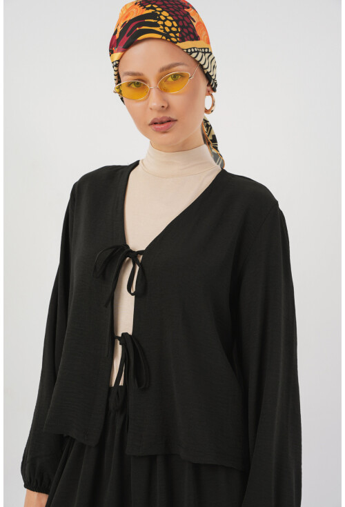 Kadın Ayrobin Kimono Etek İkili Takım 8047