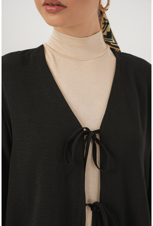 Kadın Ayrobin Kimono Etek İkili Takım 8047