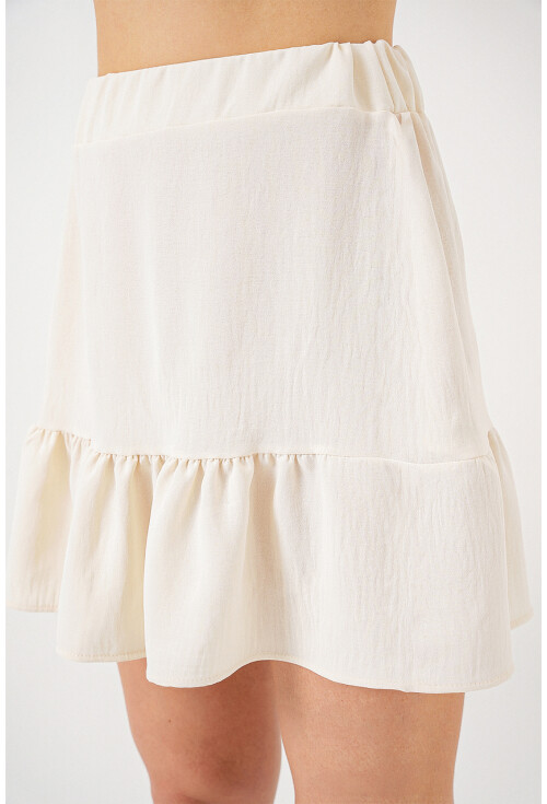 Kadın Ayrobin Mini Etek 8054