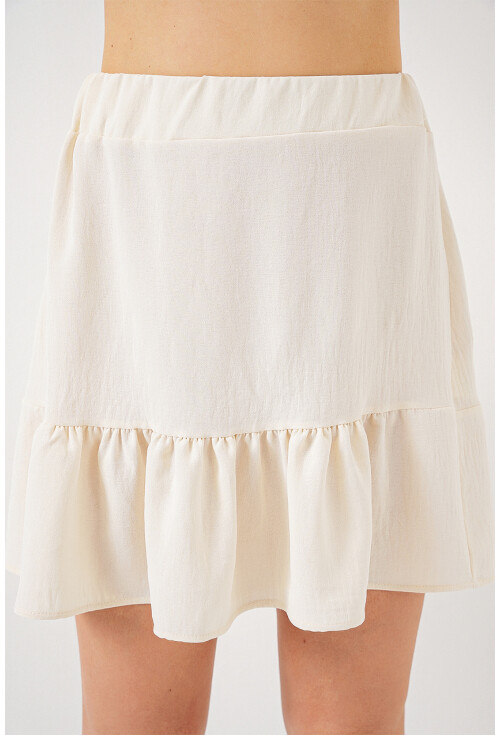 Kadın Ayrobin Mini Etek 8054