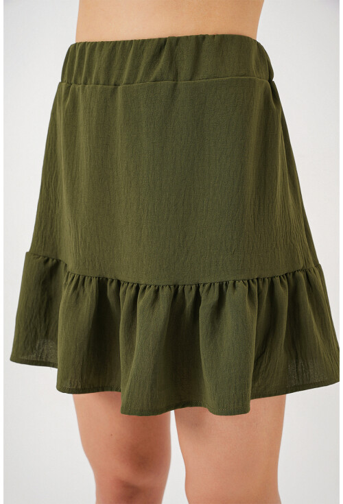 Kadın Ayrobin Mini Etek 8054