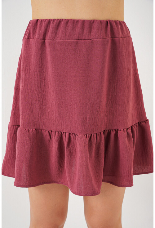 Kadın Ayrobin Mini Etek 8054