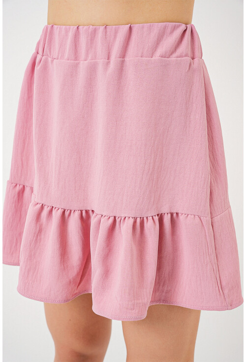 Kadın Ayrobin Mini Etek 8054