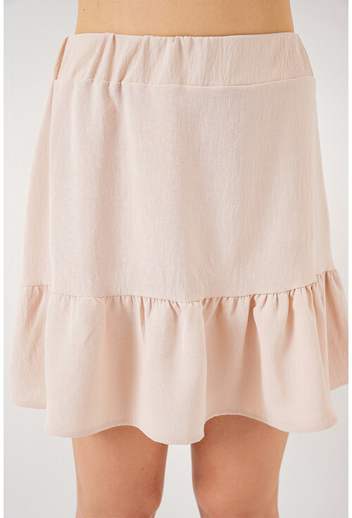 Kadın Ayrobin Mini Etek 8054