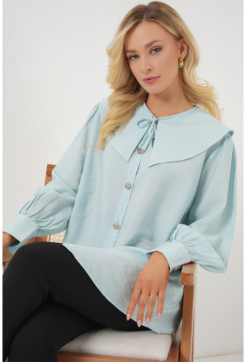 Kadın Bebe Yaka Uzun Tunik 5967