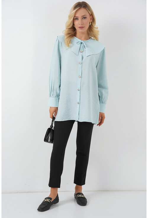 Kadın Bebe Yaka Uzun Tunik 5967