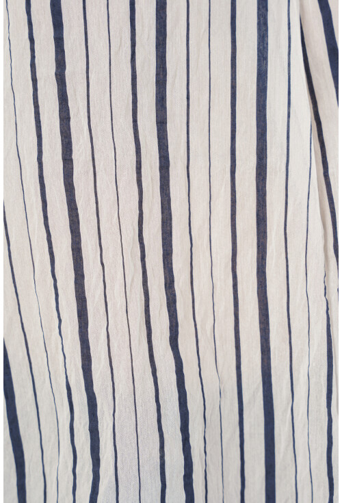 Kadın Çizgili Oversize Bluz 967