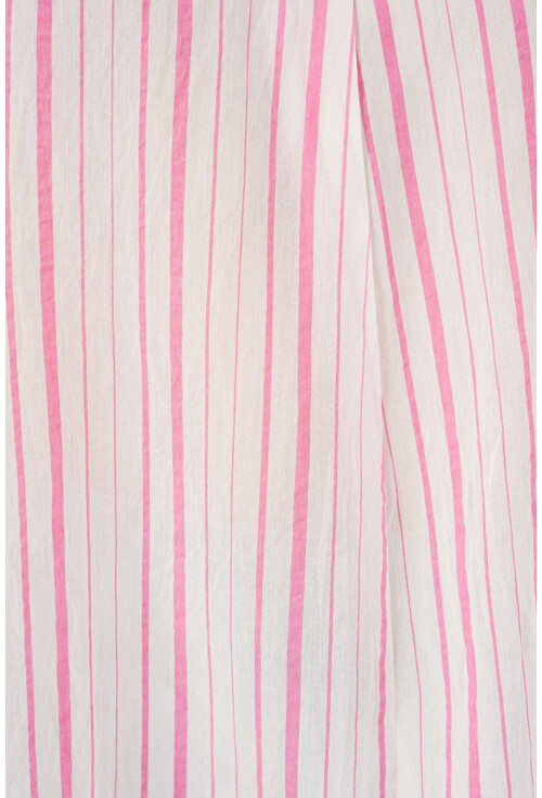 Kadın Çizgili Oversize Bluz 967