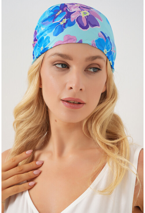 Kadın Desenli Bandana Fular 010187