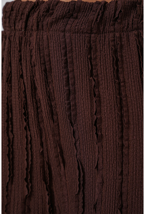 Kadın Dokulu Esnek Örme Pantolon 30057