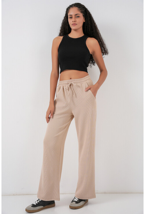 Kadın Fitilli Pantolon 30053