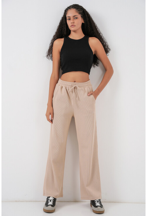 Kadın Fitilli Pantolon 30053