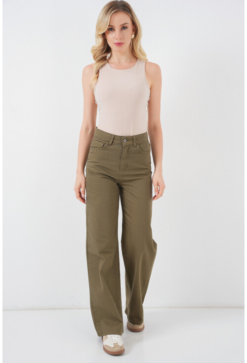 Kadın Halter Yaka Çıtçıtlı Body 972