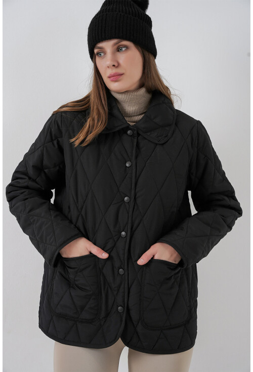 Kadın Kapitone Oversize Mont 5226
