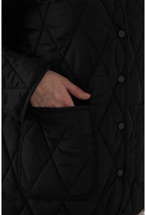 Kadın Kapitone Oversize Mont 5226