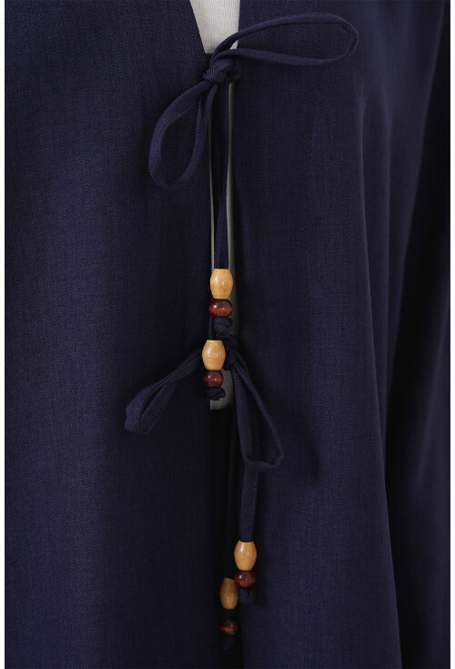 Kadın Keten Kimono İkili Takım 6727