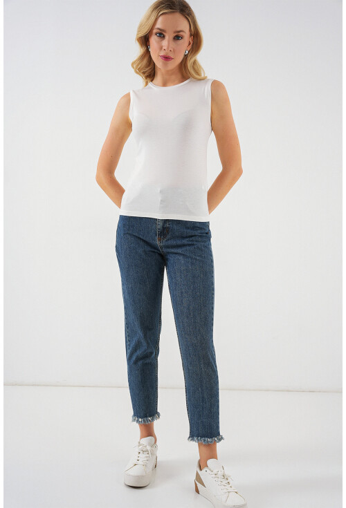 Kadın Kolsuz Body 4347