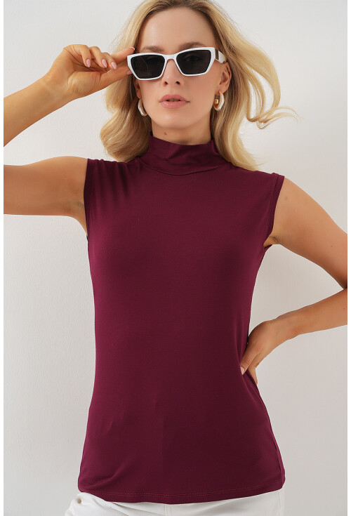 Kadın Kolsuz Body 4348