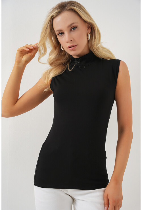 Kadın Kolsuz Body 4348