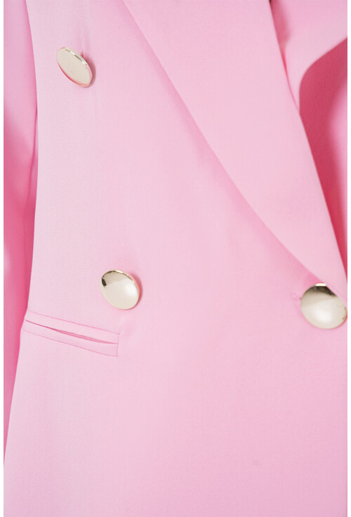 Kadın Kruvaze Yaka Blazer Ceket 0722