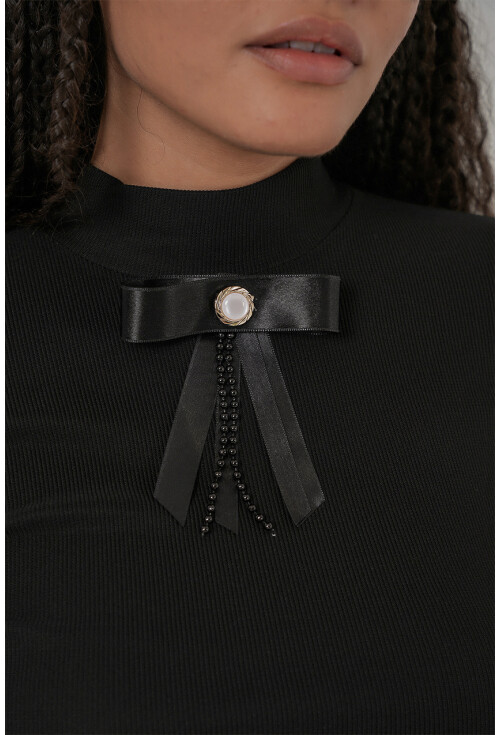 Kadın Kurdale Detay Uzun Kollu Bluz 977