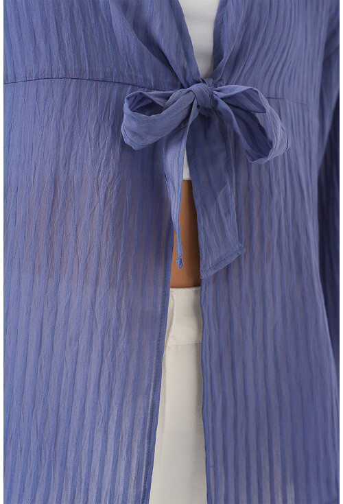 Kadın Önü Bağcıklı Bluz 952