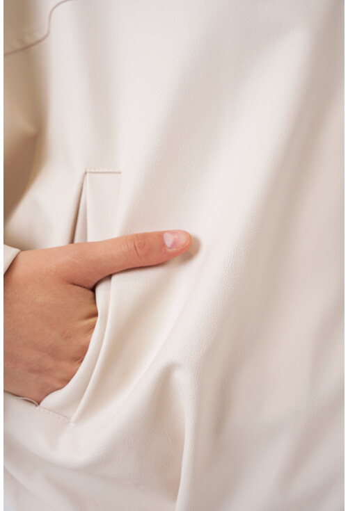 Kadın Oversize Deri Ceket 1055