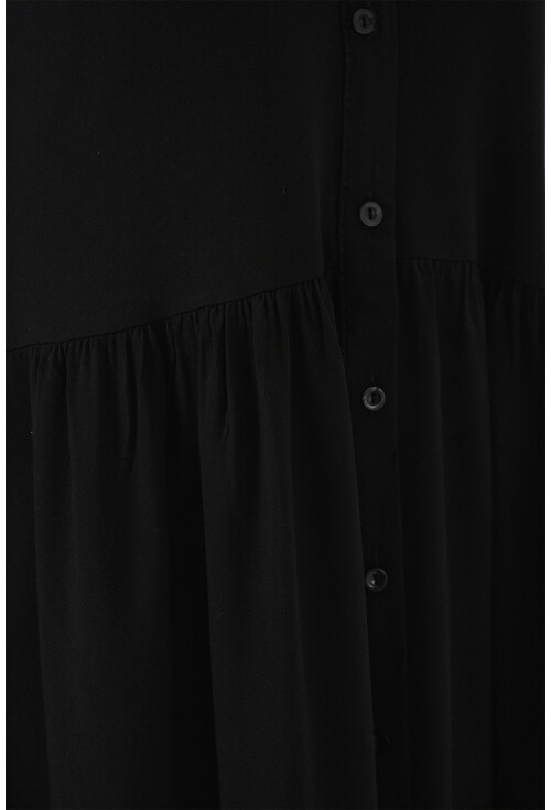 Kadın Sıfır Kol Midi Elbise 2563