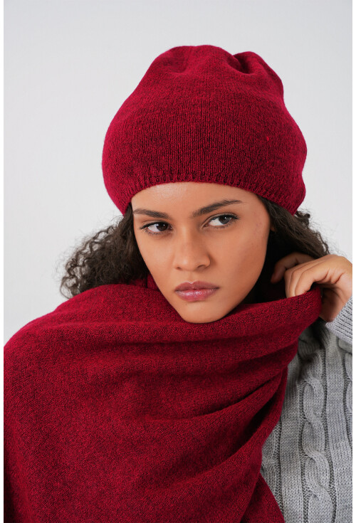 Kadın Triko Atkı Bere 15939