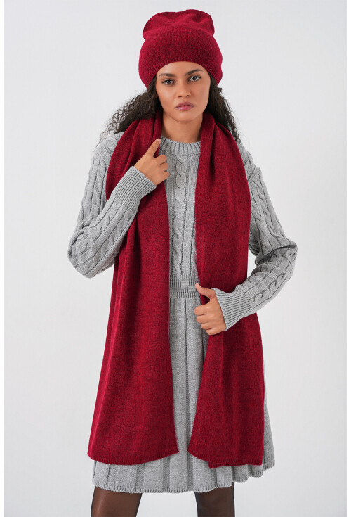 Kadın Triko Atkı Bere 15939