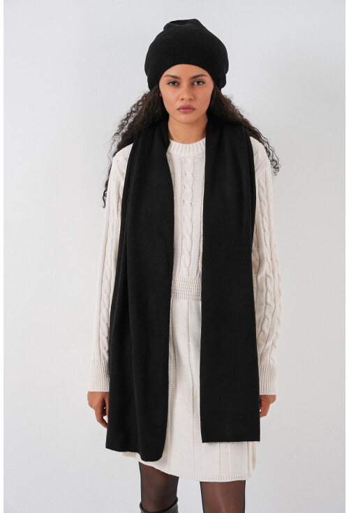 Kadın Triko Atkı Bere 15939