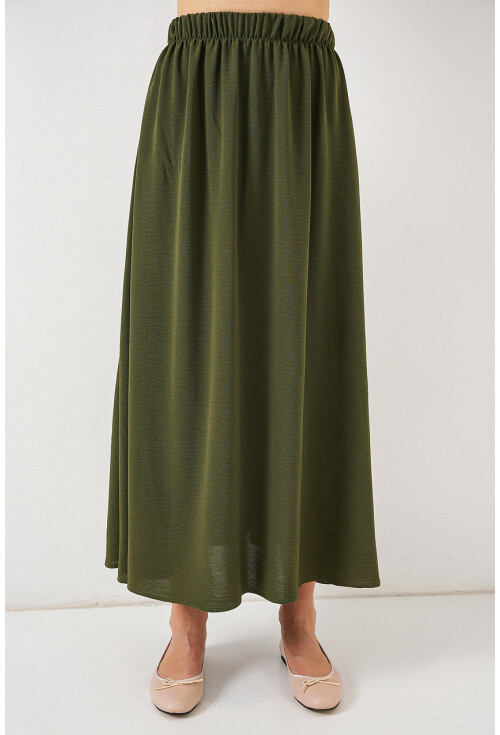 Kadın Uzun Ayrobin Etek 8050