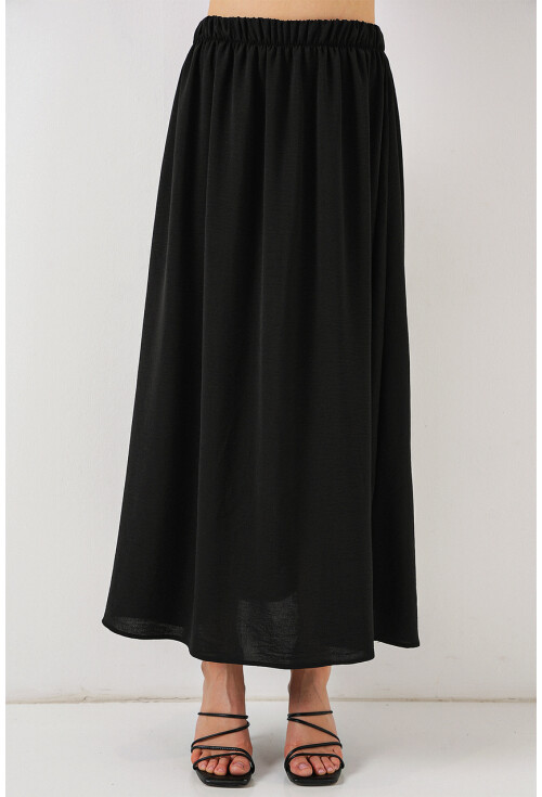 Kadın Uzun Ayrobin Etek 8050