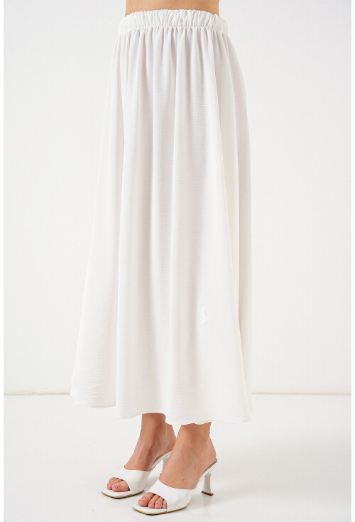 Kadın Uzun Ayrobin Etek 8050