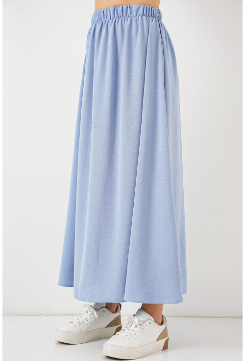 Kadın Uzun Ayrobin Etek 8050