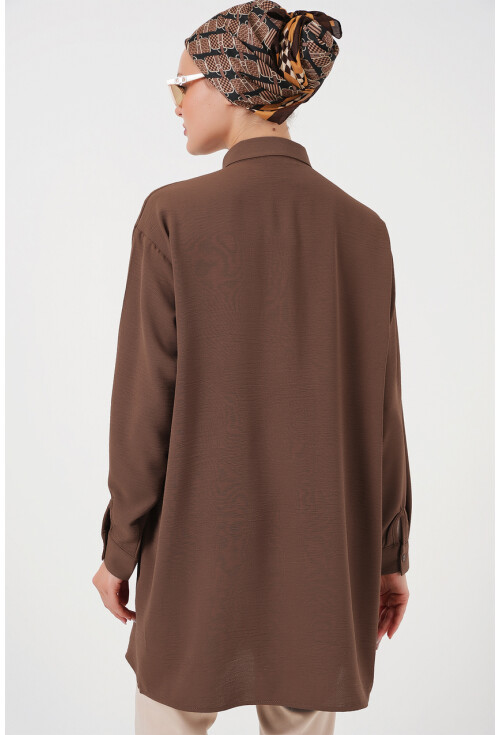 Kadın Uzun Gömlek Tunik 5945