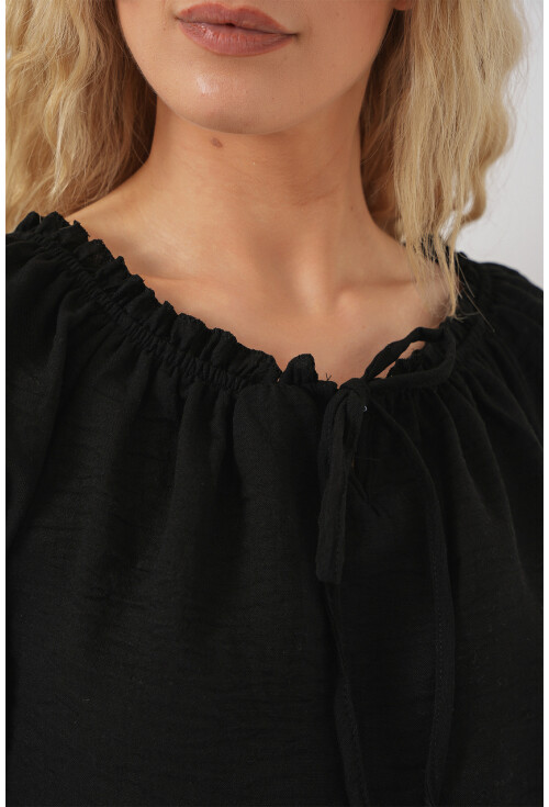 Kadın Yakası Fırfır Detaylı Bluz 959