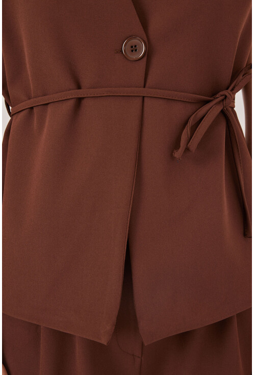 Kadın Yelek Pantolon Kumaş Takım 30050